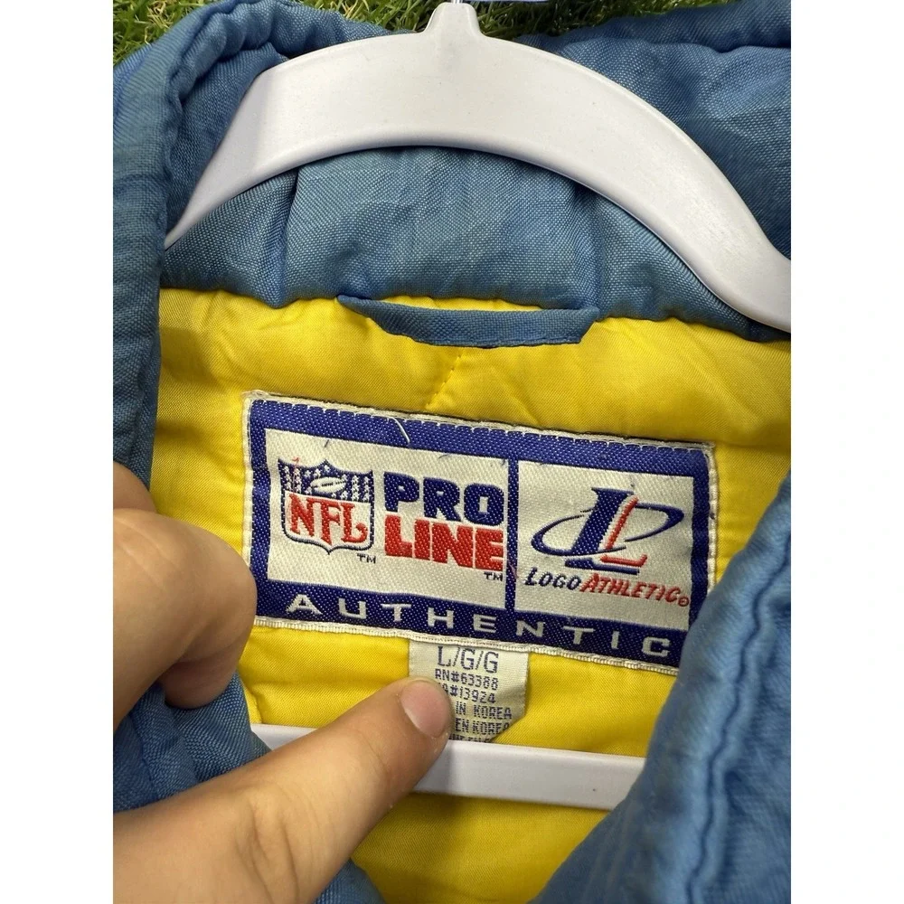 Vintage St. Louis Rams Jacket Mens Large Vintage Logo Athletic NFL Pro Line 90s